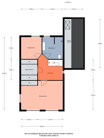 Floorplan - Veenestraat 62A, 3751 GJ Bunschoten-Spakenburg